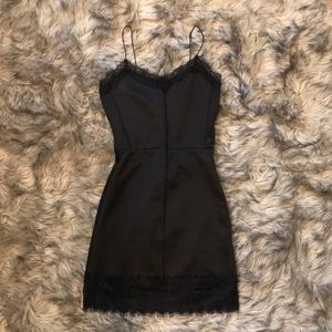 Little black dress—lace detailed